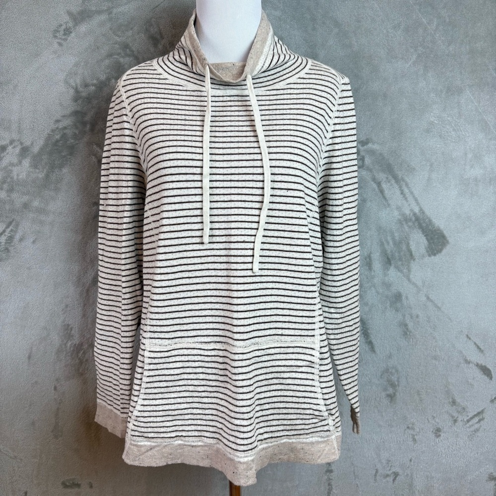 Aventura Striped Cowl Neck Sweater Wmn’s Sz L